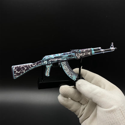 Hot Game CS2 AK47 Frontside Misty Mini Metal Replica Game Prop Collectible