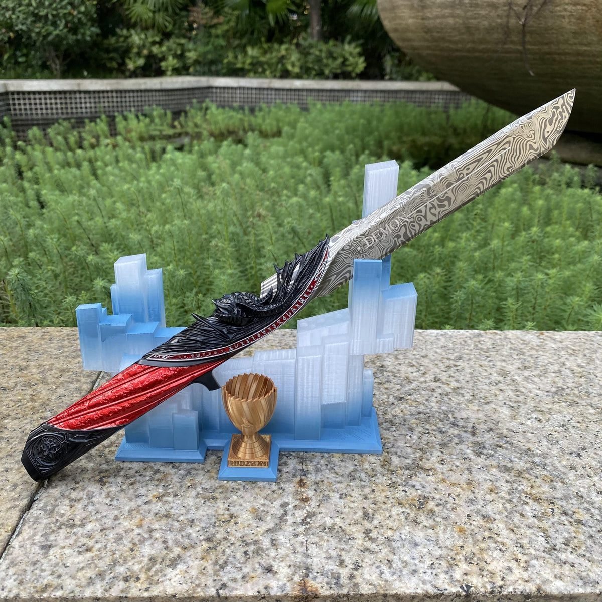 Hot Game Delta Force Dark Star 40CM/15.74" Metal Knife Replica Alloy Collectible Blade Ornament
