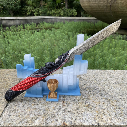 Hot Game Delta Force Dark Star 40CM/15.74" Metal Knife Replica Alloy Collectible Blade Ornament