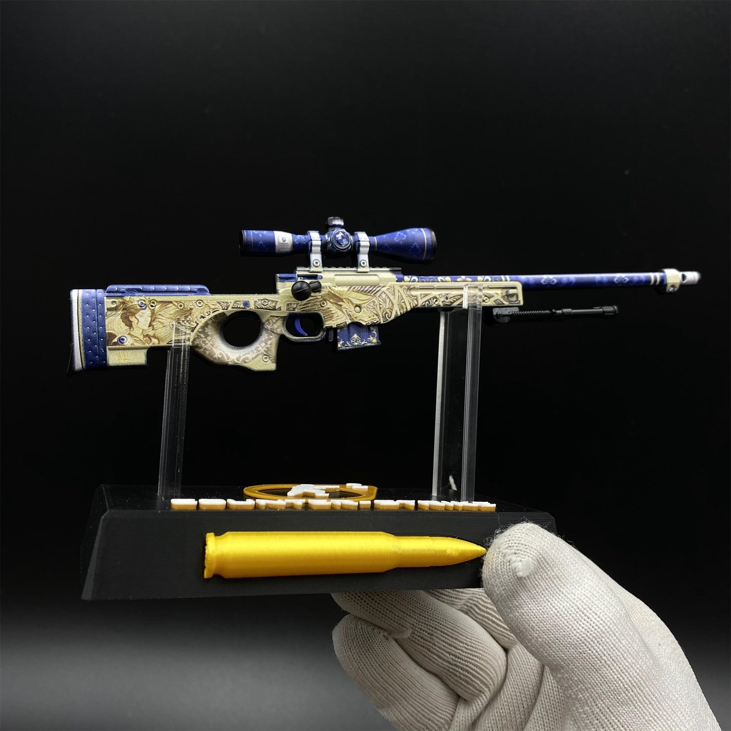 Hot Game CS2 Queen's Gambit AWP Metal Replica Game Prop Collectible