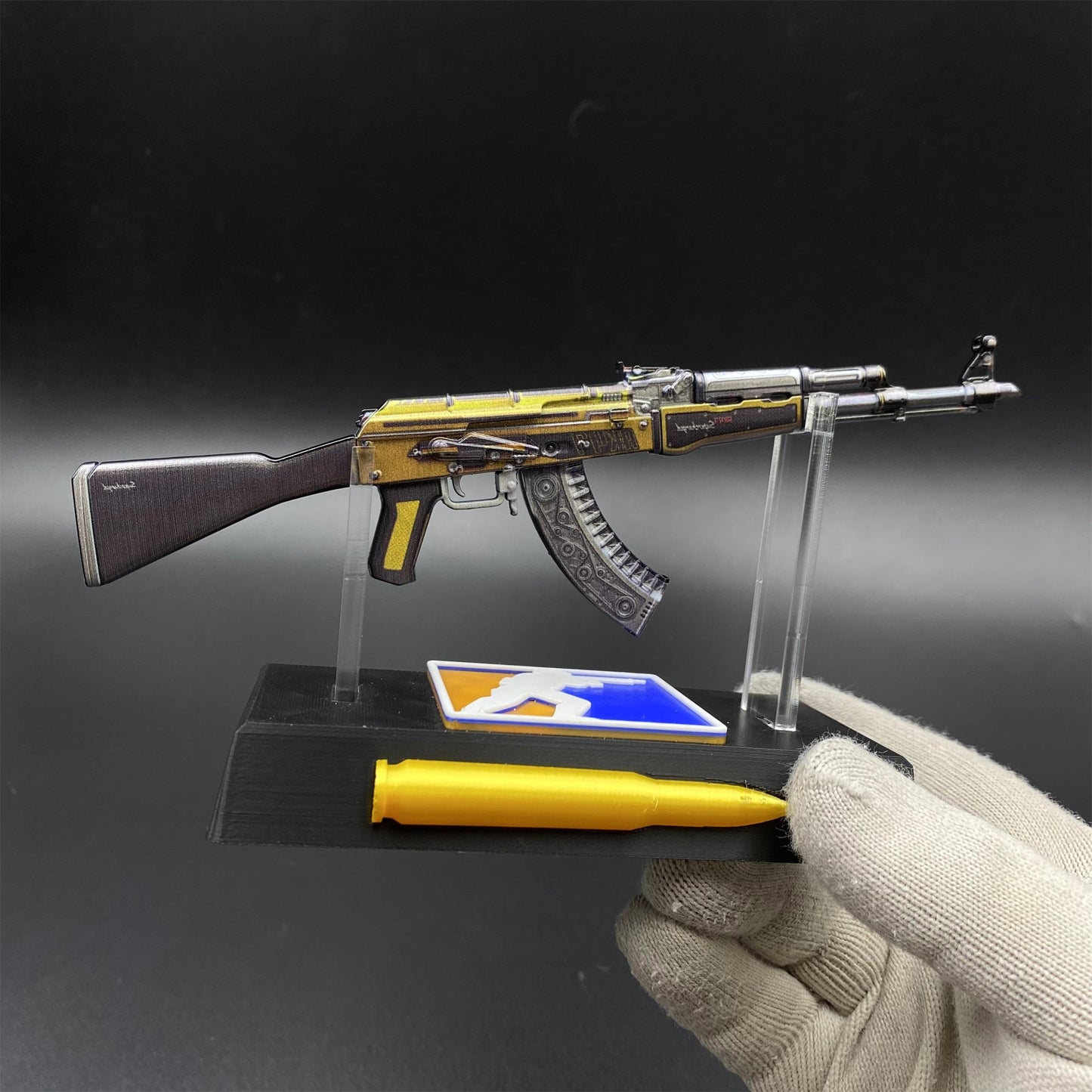 CS2 Game Peripheral - AK47 Fuel Injector Metal Replica Game Prop Collectible