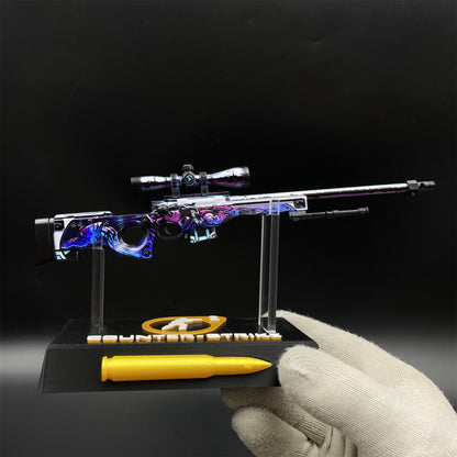 Hot Game CS2 Neo-Noir AWP Metal Replica Game Prop Collectible