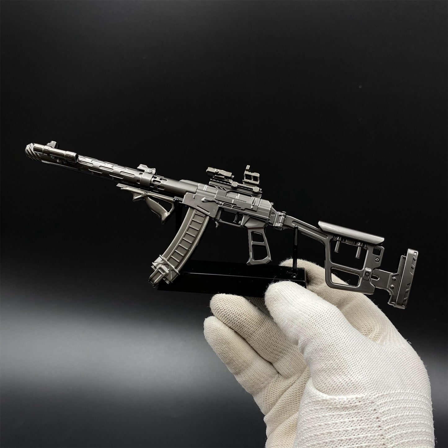 DF Tactical AS Val Metal Miniature Suppressed Rifle Tiny Gun