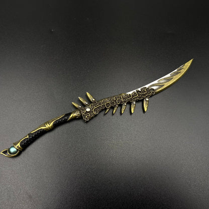 Mortal Cultivation Biography- Handmade "Golden Mother-Son Spirit Blade" is perfectly restored Han Li weapon replica