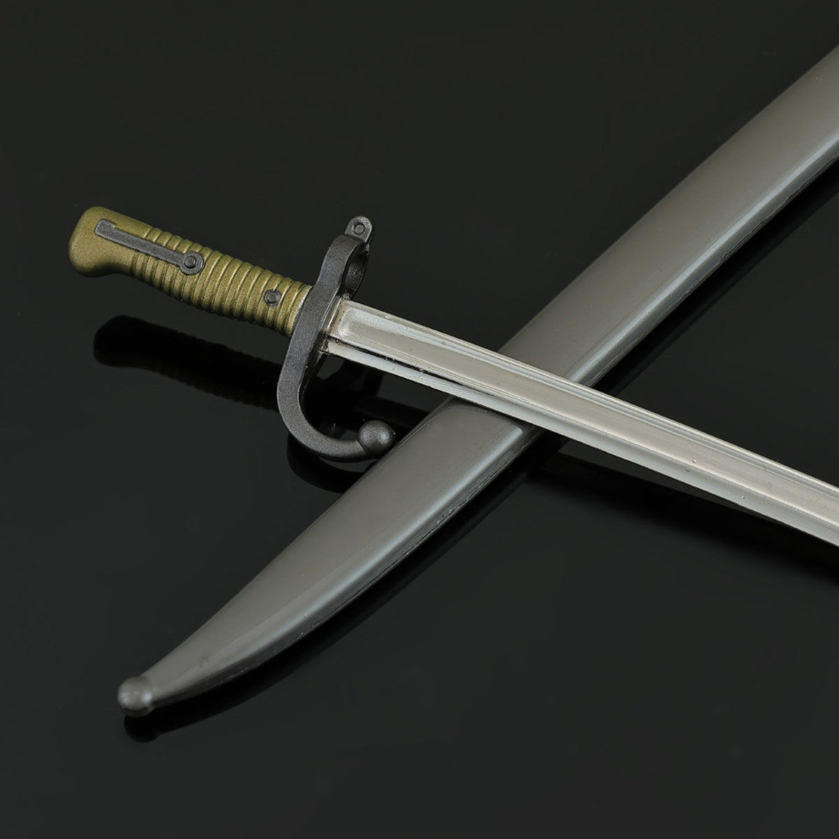 Vintage Bayonet Mini Replica Chassepot Bayonet Mini Replica Metal Collectible