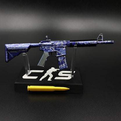 M4A4 Naval Shred Camo Gun CS2 Game Replica For Collectible