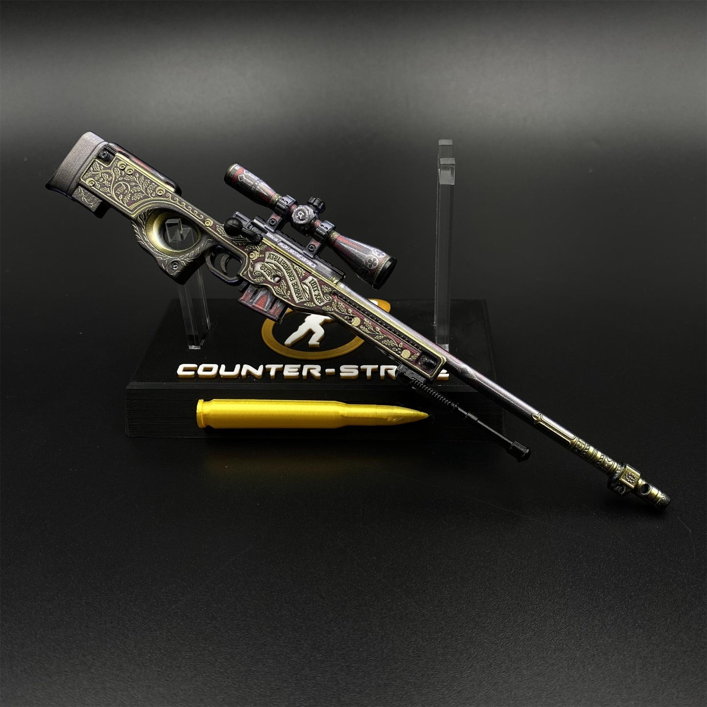 Hot Game CS2 The Prince AWP Metal Replica Game Prop Collectible