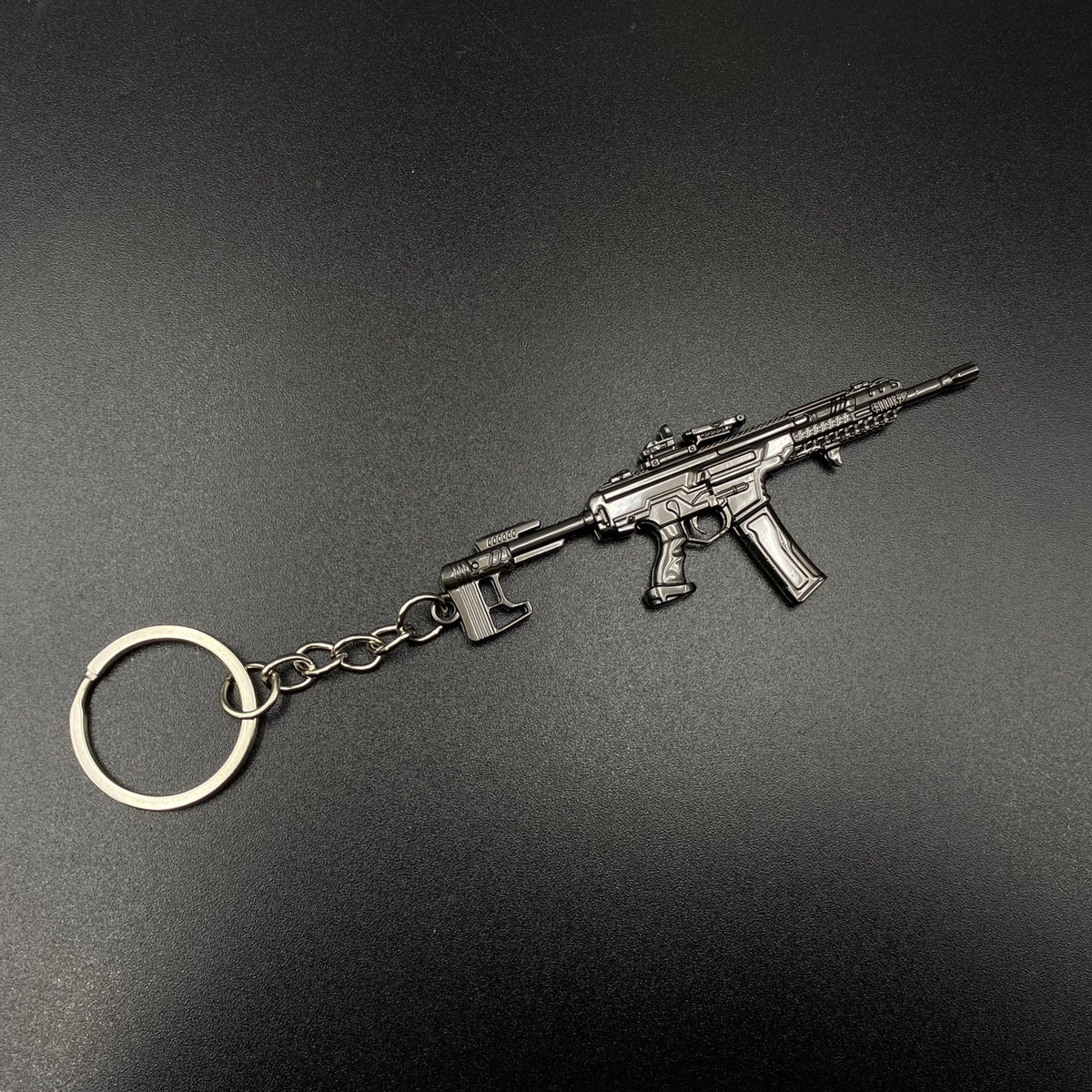 Delta Force K437 Mini Tactical Assault Rifle Alloy Keychain