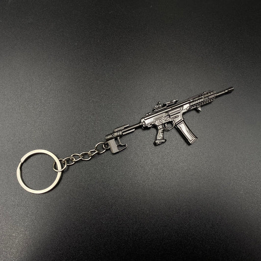 Delta Force K437 Mini Tactical Assault Rifle Alloy Keychain