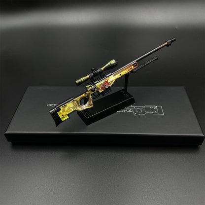 CS2 Game Peripheral - Dragon Lore AWP Metal Replica Game Prop Collectible