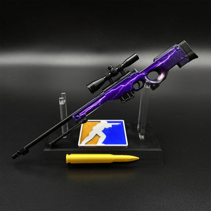 Hot Game CS2 Lightning Strike AWP Metal Replica Game Prop Collectible