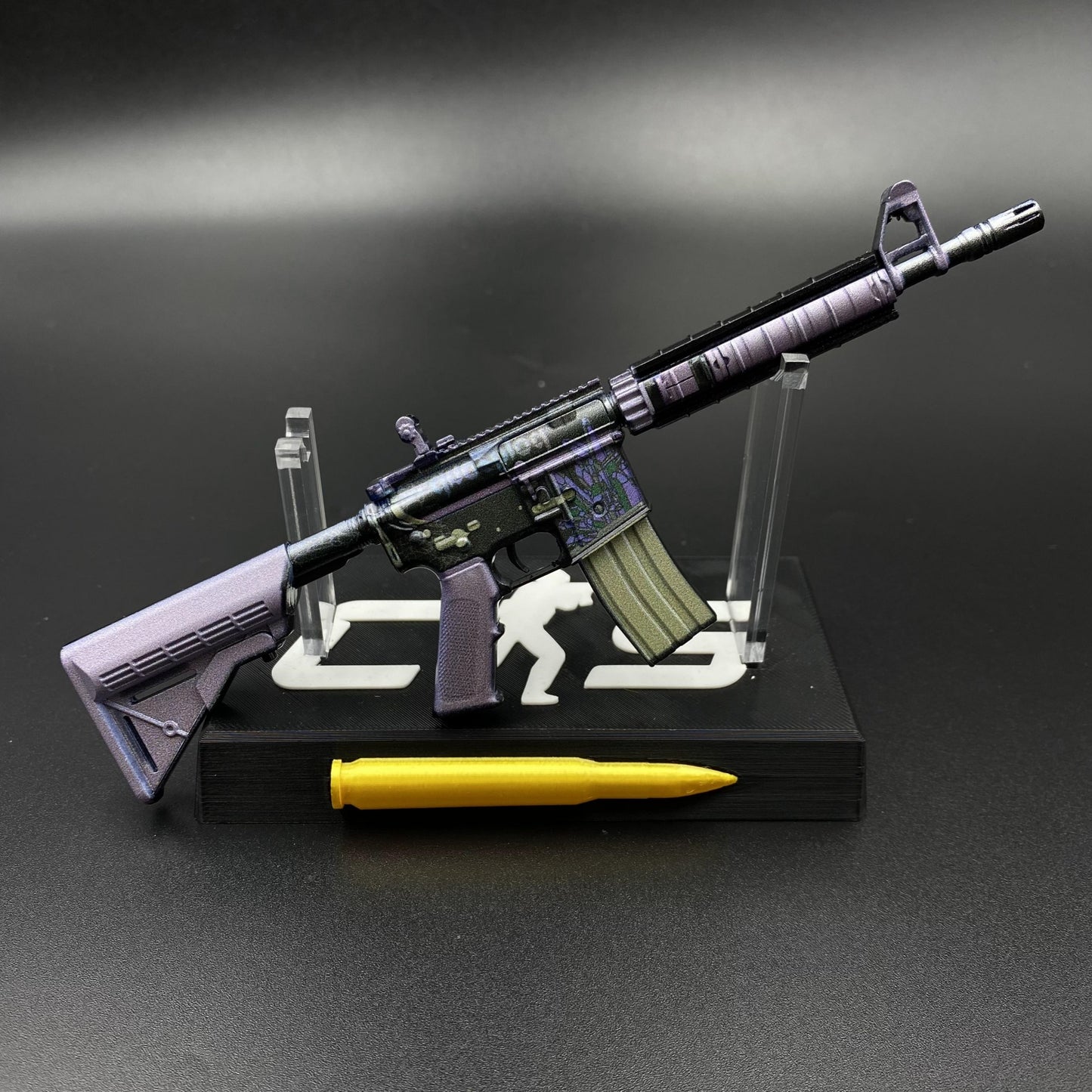 CS Game Skin M4A4 Polysoup Mini Metal Game Replica For Collection