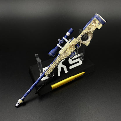 Hot Game CS2 Queen's Gambit AWP Metal Replica Game Prop Collectible