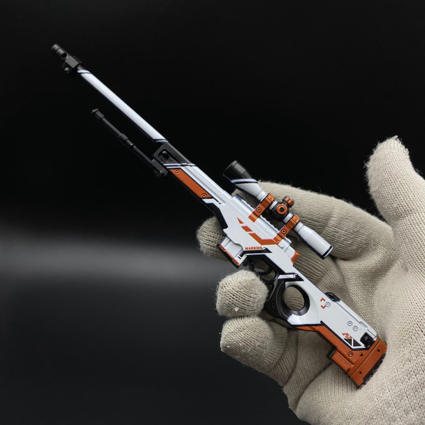 Hot Game CS2 Tiny Gun Asiimov AWP Metal Replica Game Prop Collectible