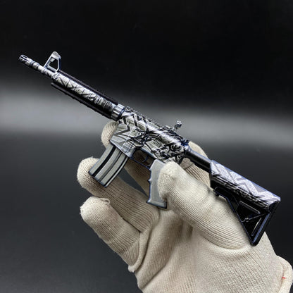 CS Game Skin M4A4 Aeolian Dark Mini Metal Game Replica For Collection