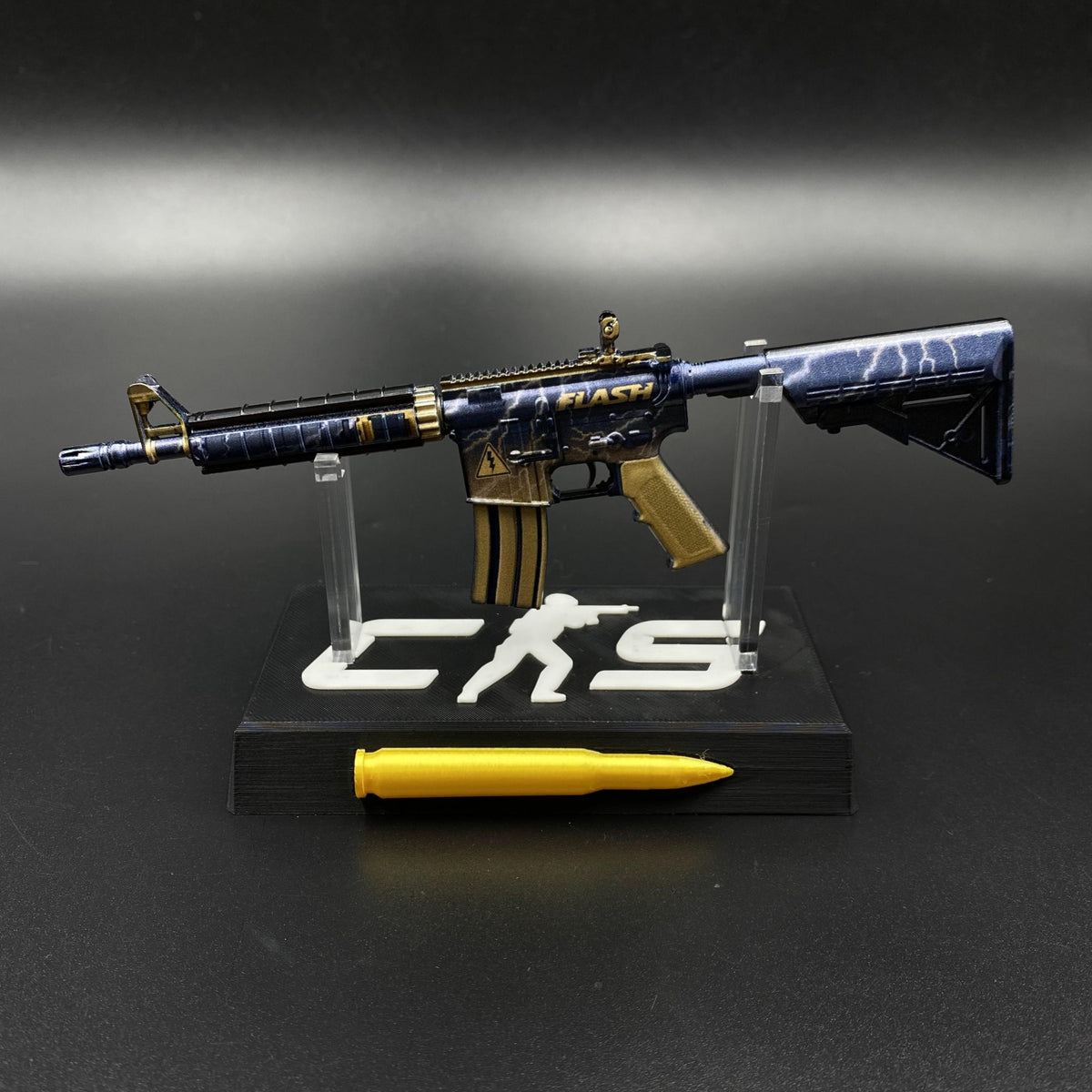 M4A4 Sheet Lightning Gun CS2 Game Replica For Collectible