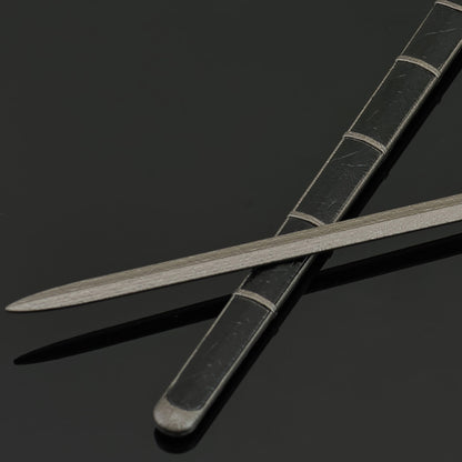 Yanling Sword Alloy Replica Ancient Chinese Wuxia Sword Replica with Scabbard Non-sharp Desktop Collectible Ornament Gift