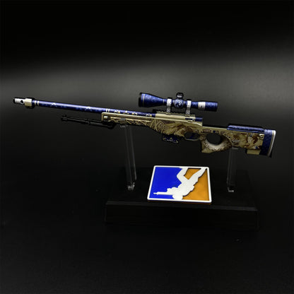 Hot Game CS2 Queen's Gambit AWP Metal Replica Game Prop Collectible