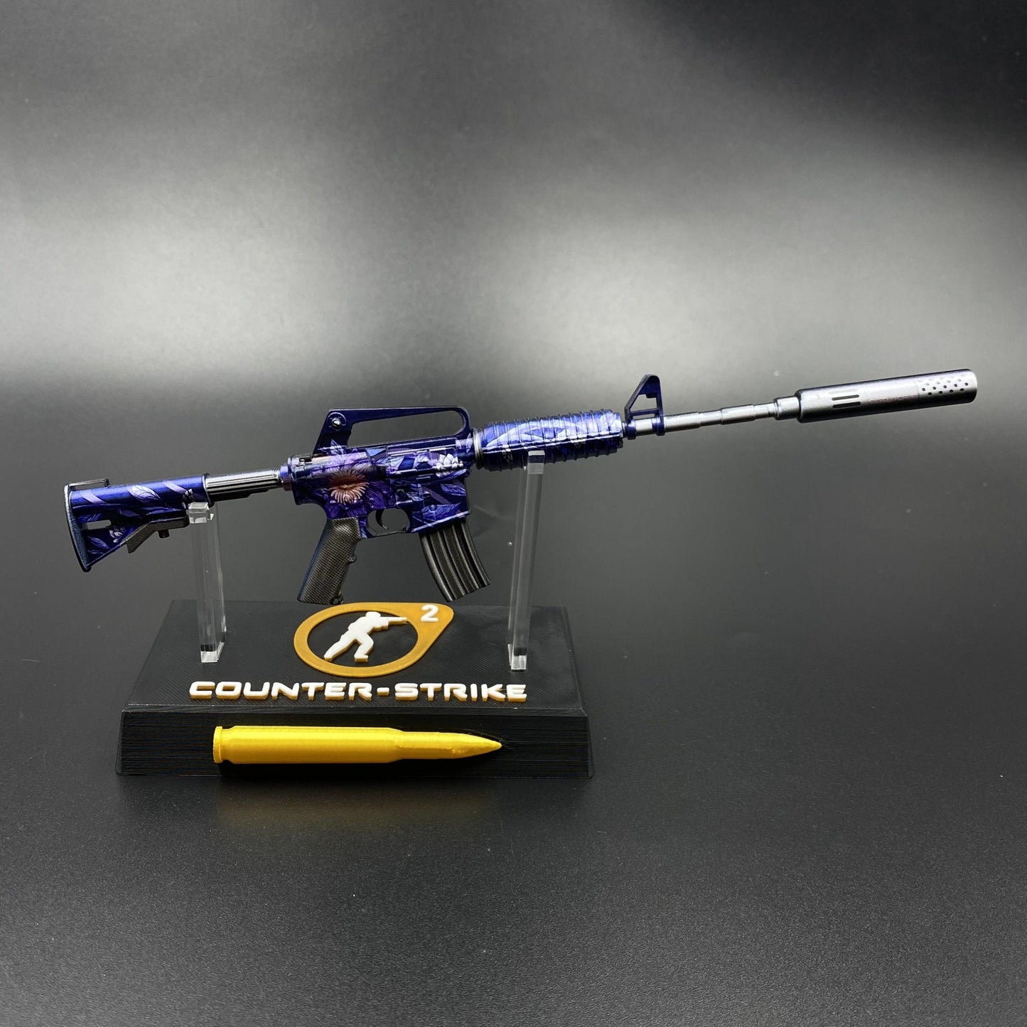 Hot Game CS Black Lotus M4A1-S Metal Replica For Collectible