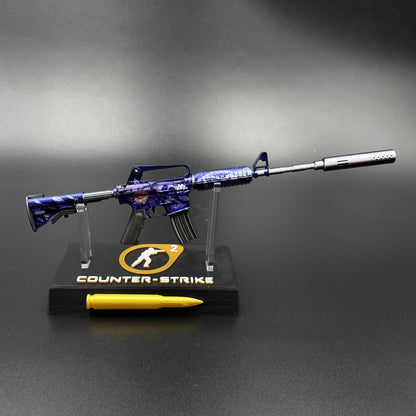 Hot Game CS Black Lotus M4A1-S Metal Replica For Collectible