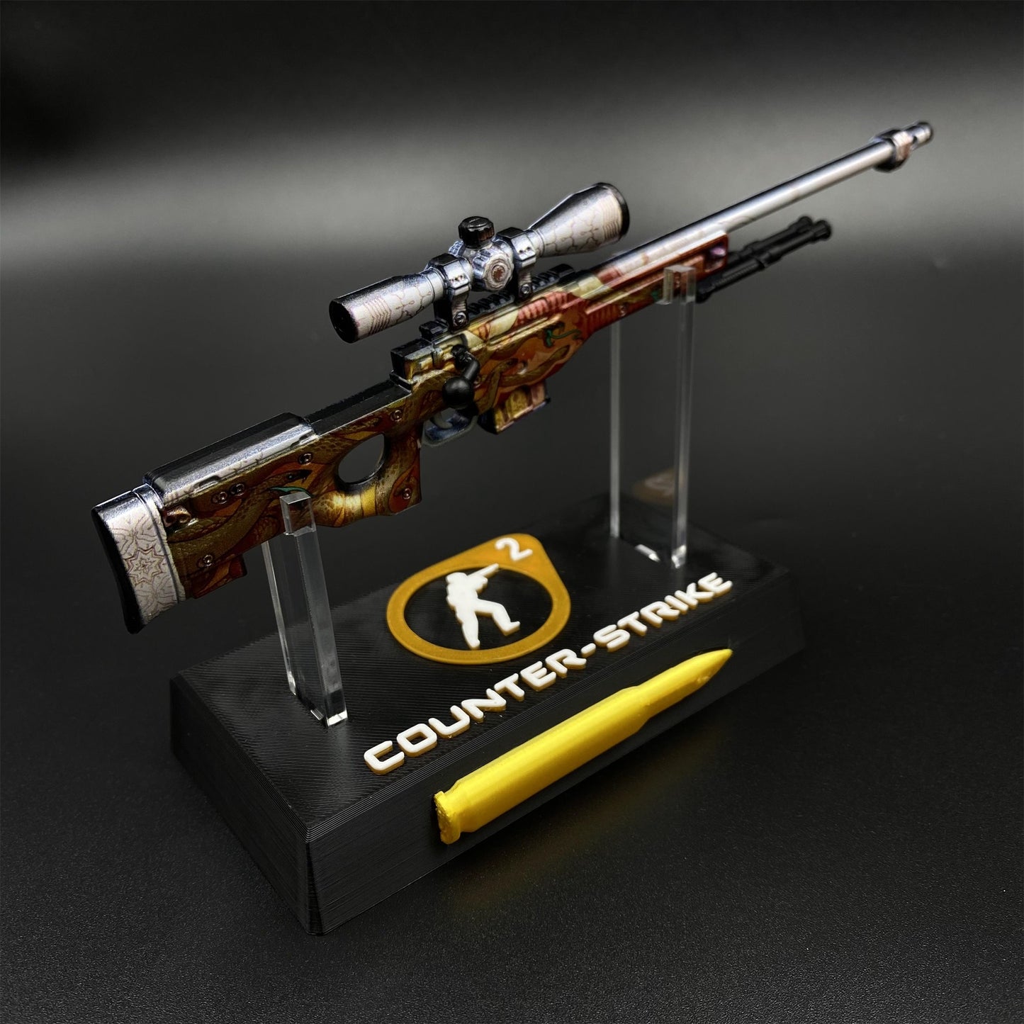 Hot Game CS2 Desert Hydra AWP Metal Replica Game Prop Collectible