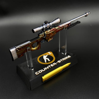 Hot Game CS2 Desert Hydra AWP Metal Replica Game Prop Collectible