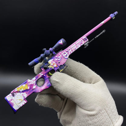 CS2 Game Peripheral - Tiny Gun Crakow! AWP Metal Replica Game Prop Collectible