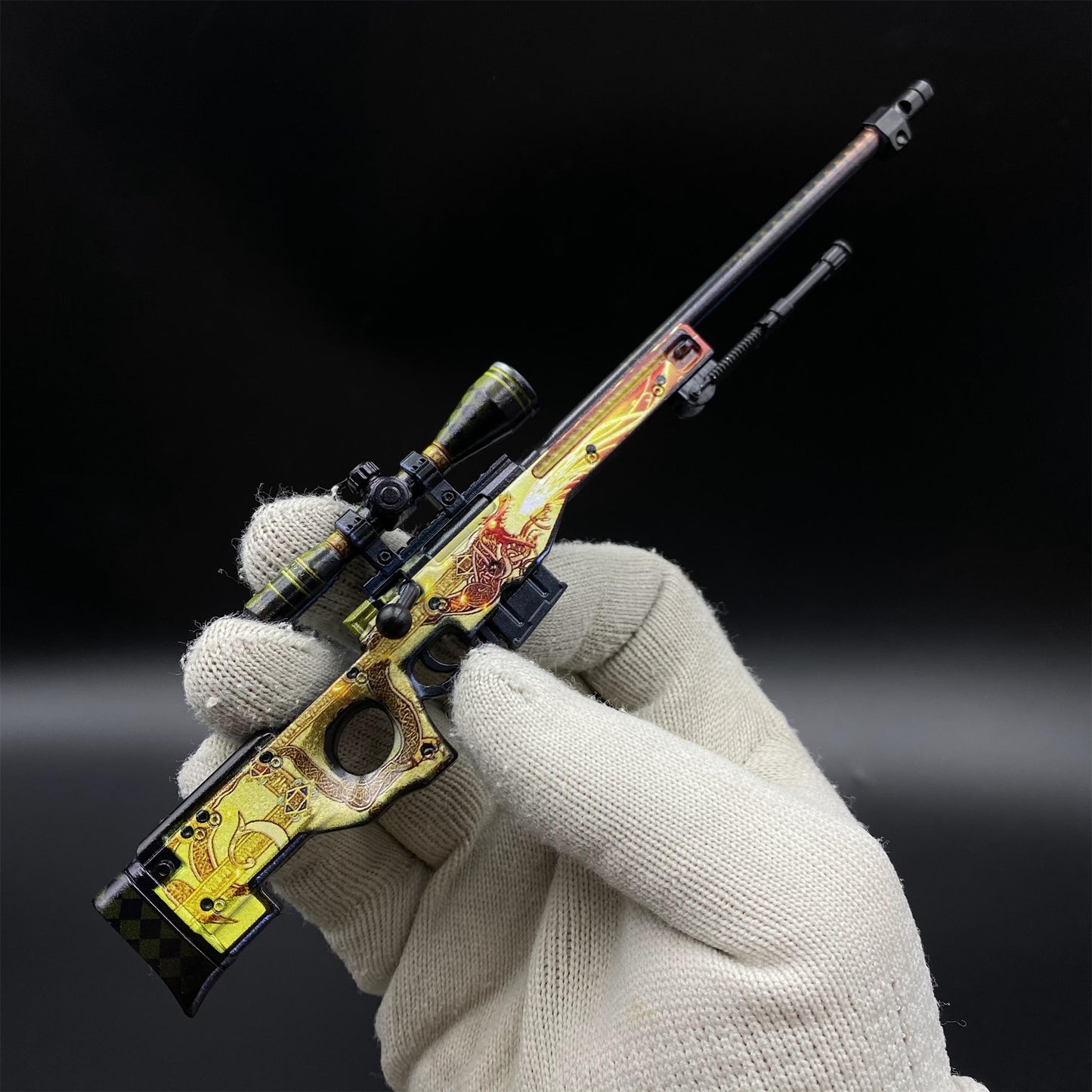 CS2 Game Peripheral - Dragon Lore AWP Metal Replica Game Prop Collectible