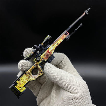CS2 Game Peripheral - Dragon Lore AWP Metal Replica Game Prop Collectible