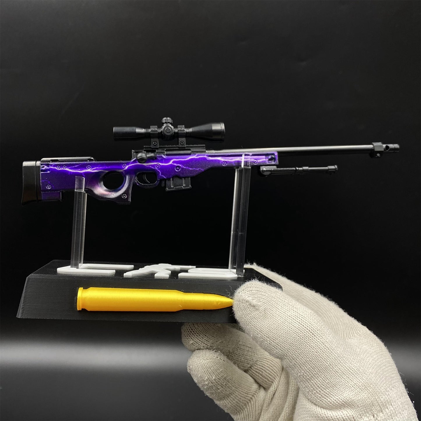 Hot Game CS2 Lightning Strike AWP Metal Replica Game Prop Collectible