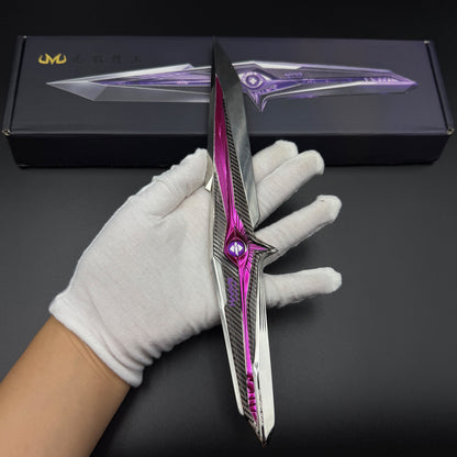 1:1 S9 Season New Knife Skin Falling Star Delta  Force Game Knife IRL Replica Knife Blunt Blade