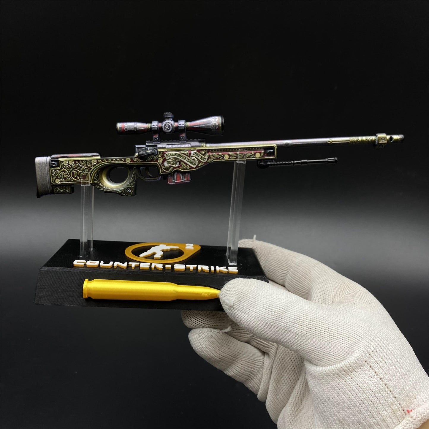 Hot Game CS2 The Prince AWP Metal Replica Game Prop Collectible