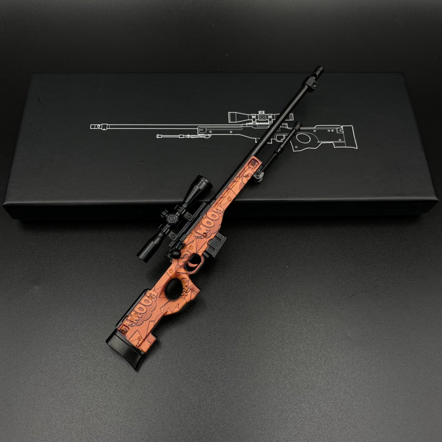 CS2 Game Peripheral - Tiny Gun BOOM AWP Metal Replica Game Prop Collectible