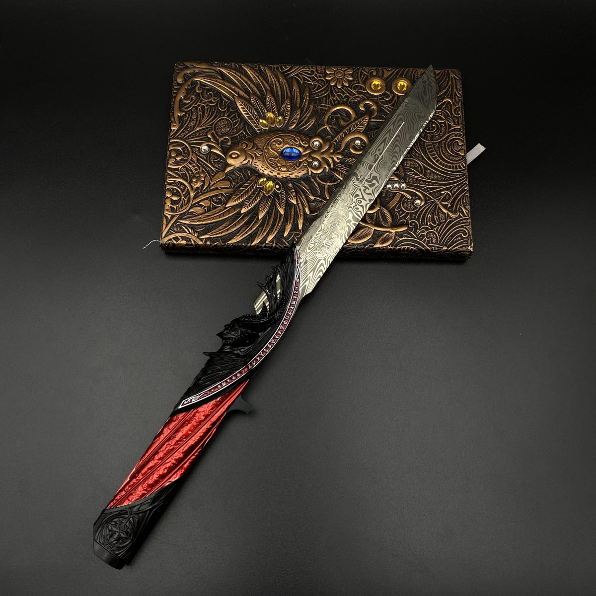 Hot Game Delta Force Dark Star 40CM/15.74" Metal Knife Replica Alloy Collectible Blade Ornament