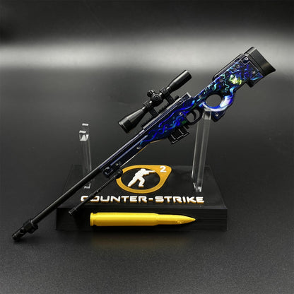 Hot Game CS2 Medusa AWP Metal Replica Game Prop Collectible
