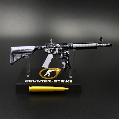 CS Hot Skin M4A4 Urban DDPAT Miniature Mini Metal Replica For Collectible