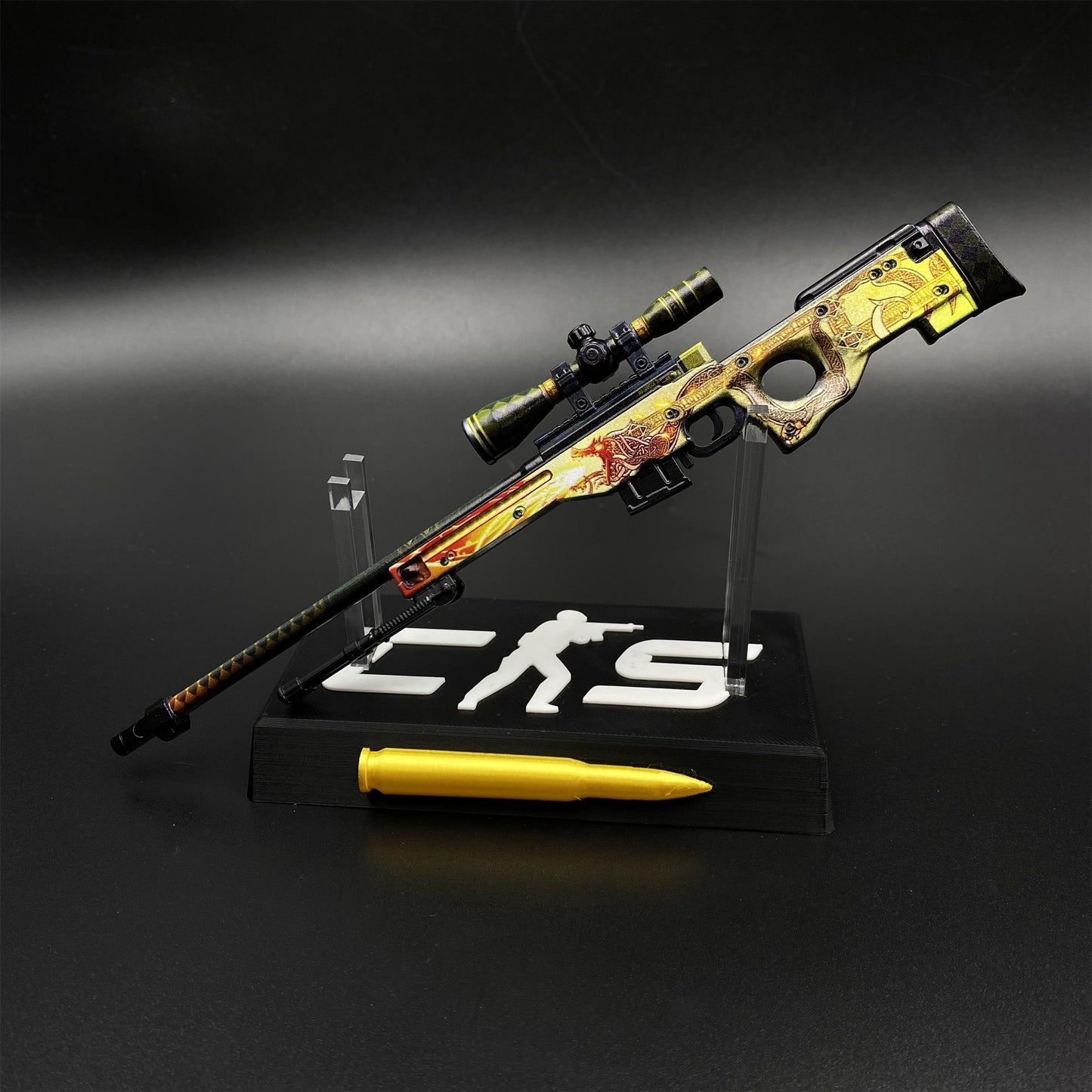 CS2 Game Peripheral - Dragon Lore AWP Metal Replica Game Prop Collectible