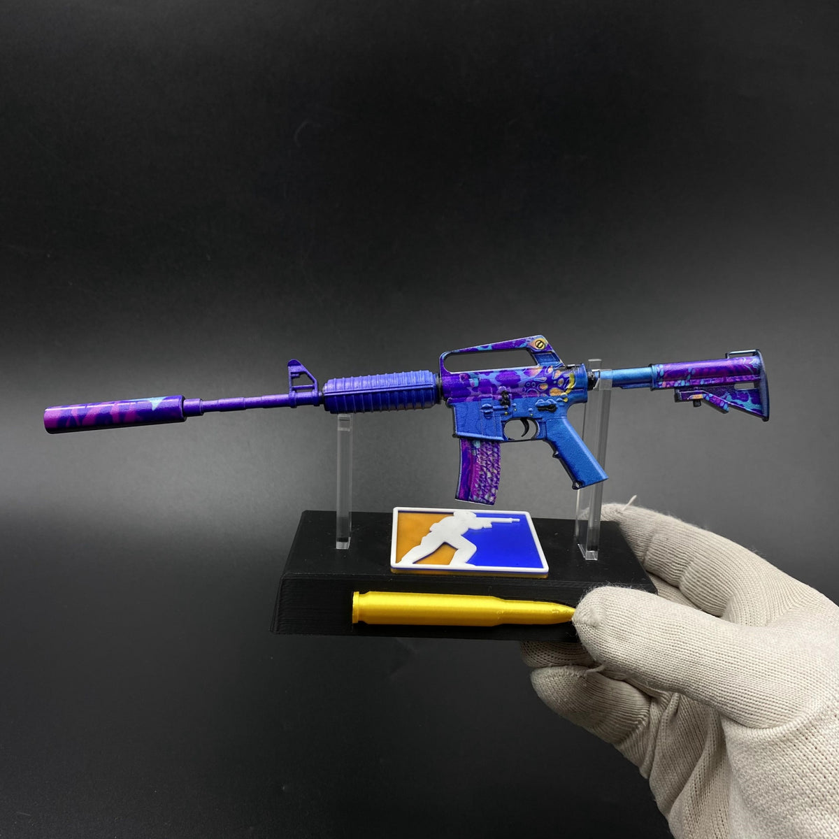 CS2 Game Peripheral - Party Animal M4A1-S Metal Replica Game Prop Collectible
