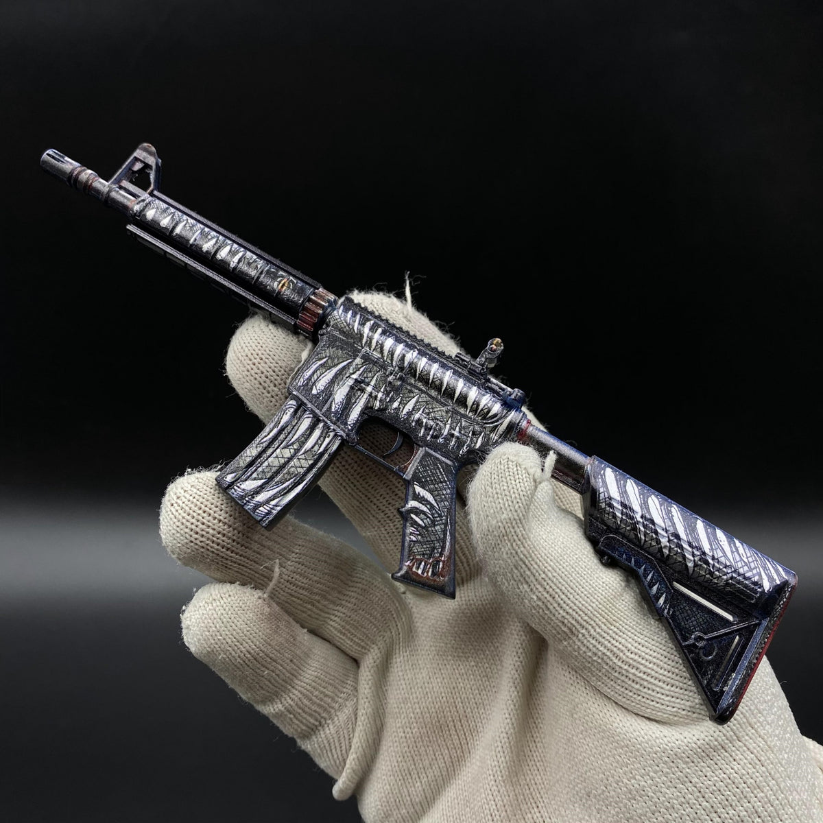 CS Hot Skin M4A4 Zubastick Miniature Mini Metal Replica For Collectible