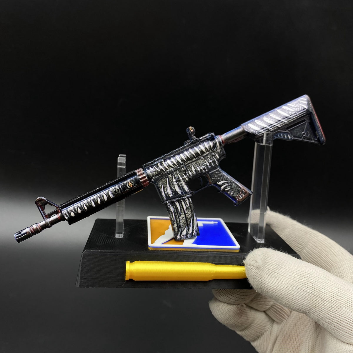 CS Hot Skin M4A4 Zubastick Miniature Mini Metal Replica For Collectible
