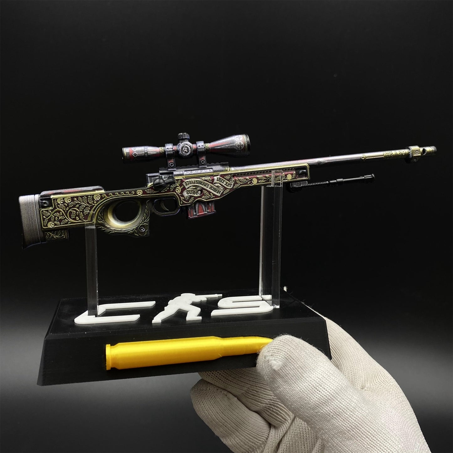 Hot Game CS2 The Prince AWP Metal Replica Game Prop Collectible