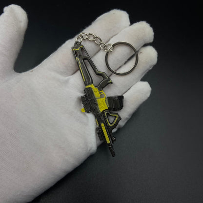 Delta Force M4A1 Gun Mini Alloy Rifle Replica Keychain