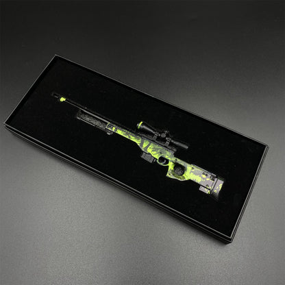 Hot Game CS2 Containment Breach AWP Metal Replica Game Prop Collectible