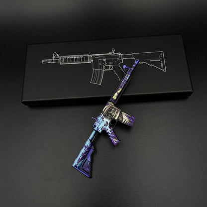 CS Skin M4A4 Desolate Space Mini Metal Replica For Collectible