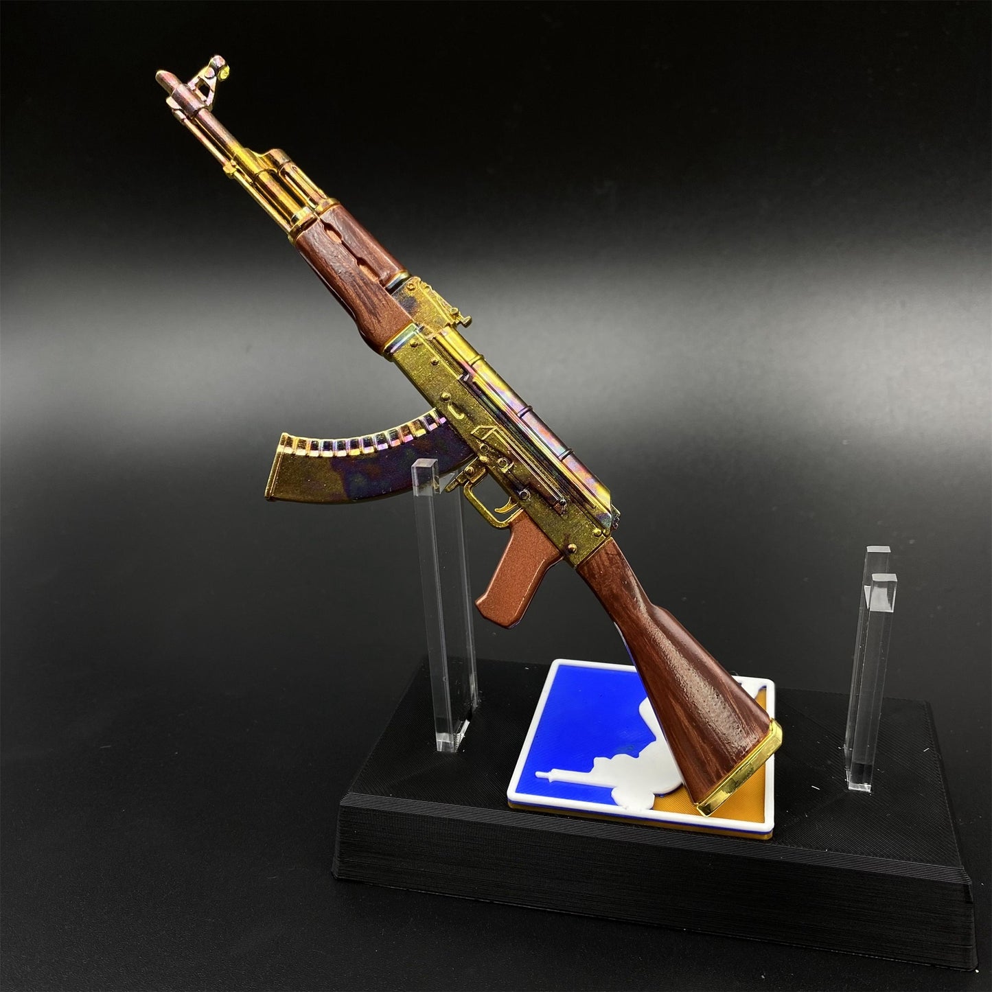 Hot Game CS2 AK47 Case Hardened Metal Replica Game Prop Collectible