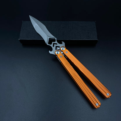 Reviver Butterfly Knife Trainer, Unsharpened Balisong Practice Tool, Flipping Trainer