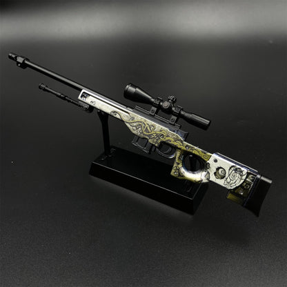 Hot Game CS2 Worm God AWP Metal Replica Game Prop Collectible
