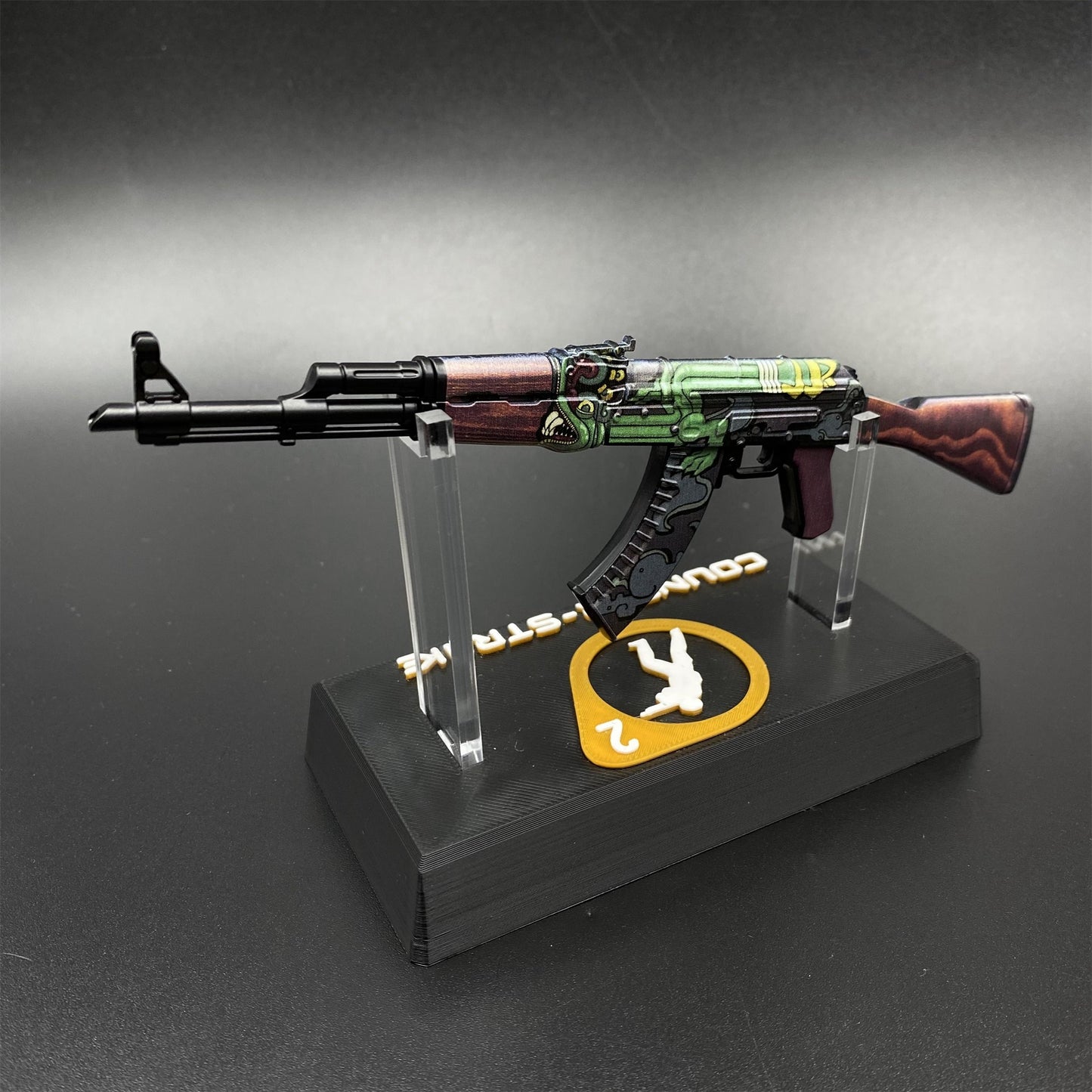 Hot Game CS2 Fire Serpent AK47 Metal Replica Game Prop Collectible