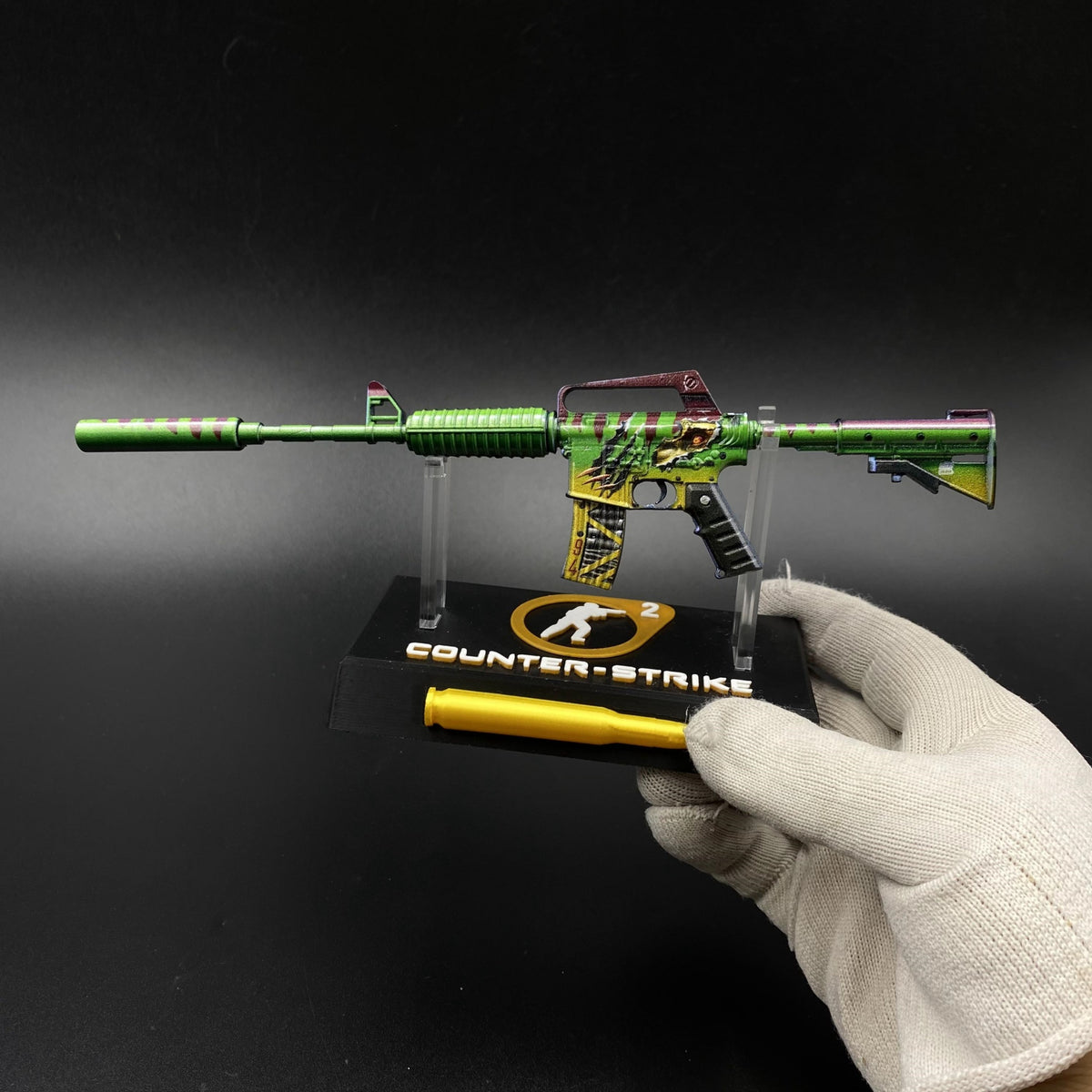 CS2 Game Peripheral - Emphorosaur-S M4A1-S Metal Replica Game Prop Collectible