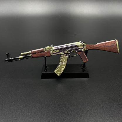 Tiny AK-47 Jaguar Miniature Metal CSGO Fan Art For Display